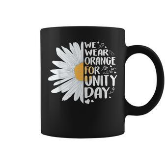 Orange Unity Day Daisy We Wear Orange For Unity Day Coffee Mug - Monsterry DE