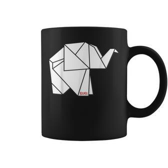 Origami Bama Alabama Elephant Coffee Mug - Monsterry CA