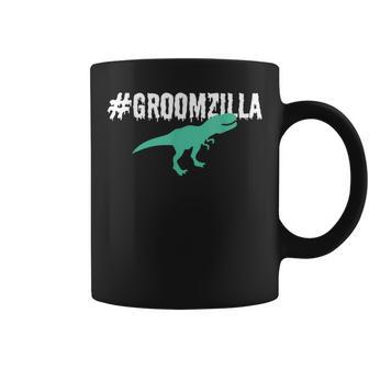 The Original Groomzilla Bachelor Groom Dinosaur Coffee Mug - Monsterry UK