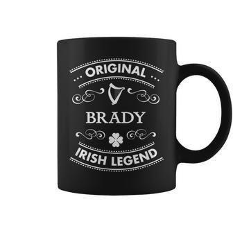 Original Irish Legend Brady Irish Family Name Coffee Mug - Seseable