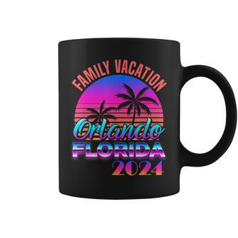 Orlando Florida Family Vacation 2024 Vintage Matching Outfit Coffee Mug - Thegiftio UK
