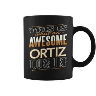 Ortiz Last Name Surname Matching Family Reunion Coffee Mug - Seseable