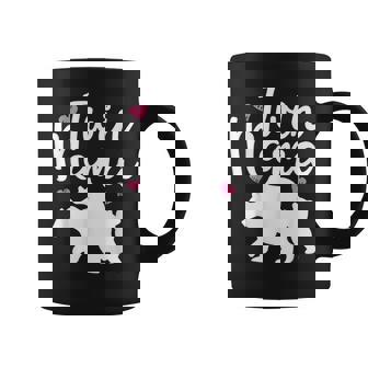Oso Divertido Para El Día De La Madre Mamá Y Madre De Gemelos Taza de café - Regaloses