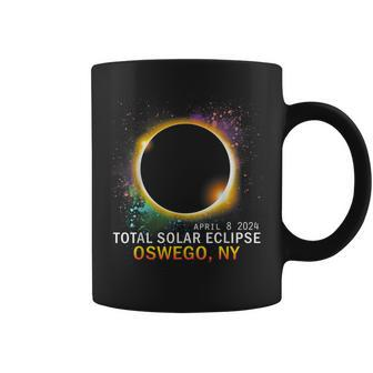 Oswego New York Total Solar Eclipse April 8 2024 Coffee Mug - Seseable