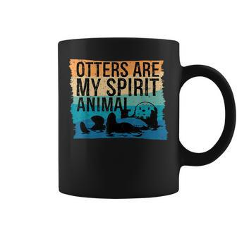 Otter Spirit Animal Otter Lover Cute Otter Coffee Mug - Monsterry DE