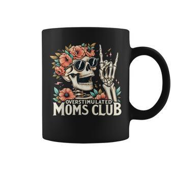 Overstimulated Moms Club Happy Mother's Day Mom Trendy Words Coffee Mug - Monsterry