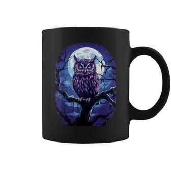 Owl Moon Graphic Girls Boys Coffee Mug | Mazezy AU