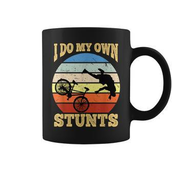 I Do My Own Stunts Mountain Bike Mtb Get Well Soon Coffee Mug - Monsterry CA