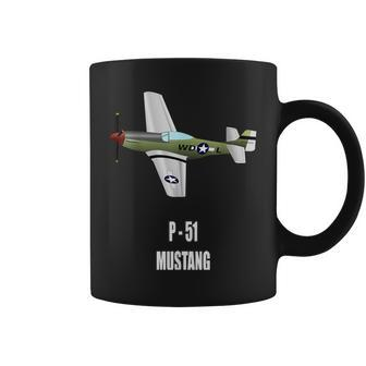 P-51 Mustang World War Ii Military Airplane Coffee Mug - Monsterry AU