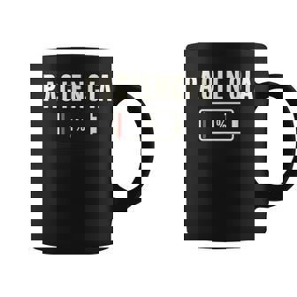 Paciencia 1 Regalo Divertidointage Batería Baja 1 Taza de café - Regaloses