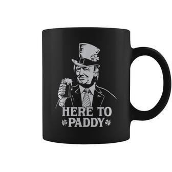 Here To Paddy Trump St Patrick's Day Coffee Mug - Monsterry
