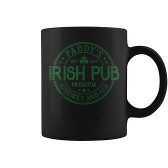 Paddy's Irish Pub Whiskey Beer Ireland St Patrick's Day Coffee Mug - Monsterry