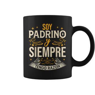 Padrino Bautizo Soy Padrino Y Siempre Tengo Razón Taza de café - Regaloses