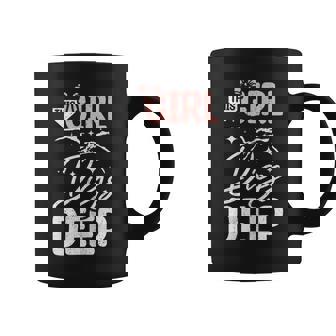 Paleontologist Girl Digs Deep For Dinosaurs Coffee Mug - Thegiftio