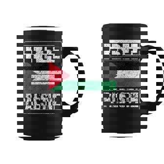 Palestina Bandera Palestina Free Palestine Gaza Sin Mangas Taza de café - Regaloses
