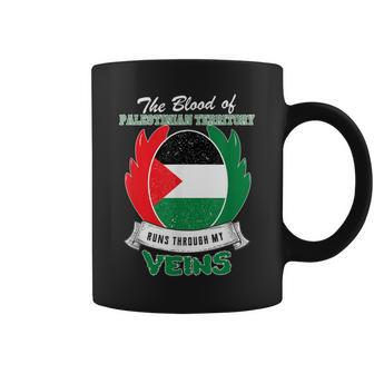 Palestinian Territory In My Veins Coffee Mug - Monsterry