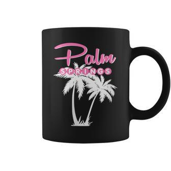 Palm Springs Retro Vintage California Palm Tree Coffee Mug - Monsterry
