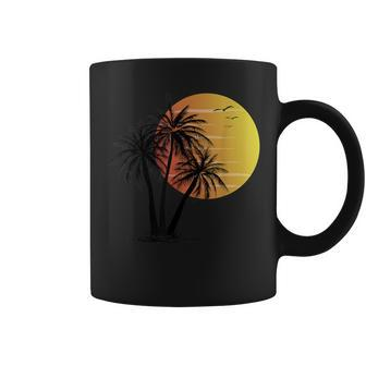 Palm Tree Summer Beach Summer Vacation Men Coffee Mug - Thegiftio UK