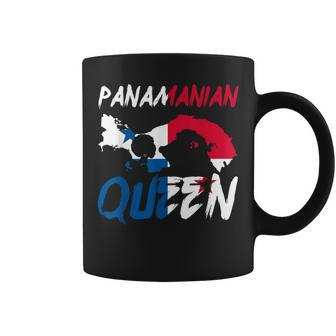 Panamanian Queen Panama Flag Afro-Pride Proud Independent Coffee Mug - Monsterry UK
