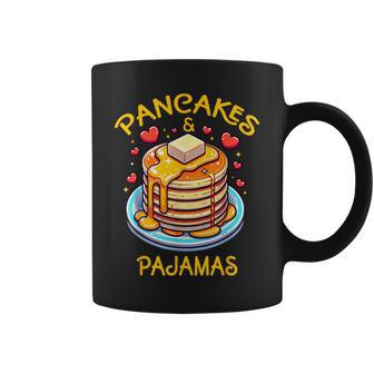 Pancakes & Pajamas Adorable Breakfast Coffee Mug - Seseable