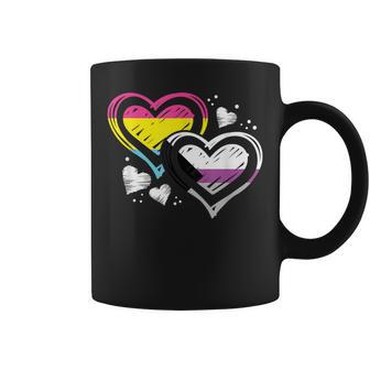 Panromantic Demisexual Color Heart Romantic Lgbtq Pride Coffee Mug - Monsterry UK