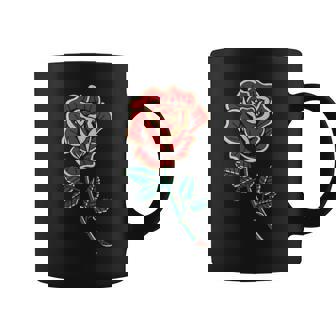 Panther Rose Tinta De Tatuaje Tradicional Para Tatuajes Camiseta Taza de café - Regaloses