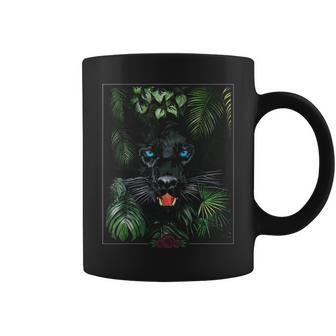Panther Wildlife Nature Spirit Animal Totem Black Jungle Coffee Mug - Monsterry UK