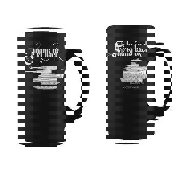 Panzerkampfwagen Tiger Tanques King Tiger Soldados Taza de café - Regaloses