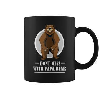 Papa Bear Don't Mess With Papa Bear Father's Day Coffee Mug - Thegiftio UK