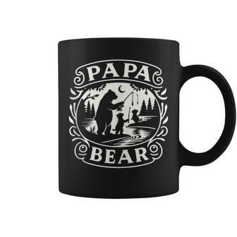 Papa Bear Fishing Adventure Father's Day Coffee Mug - Thegiftio UK