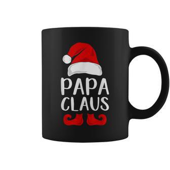 Papa Claus Grandpa Santa Claus Red Christmas Hat Coffee Mug - Monsterry AU