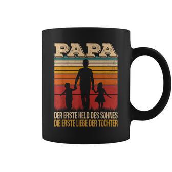 Papa Der Erste Held Des Sohnes Die Erste Liebe Der Tochter Tassen - Geschenkecke