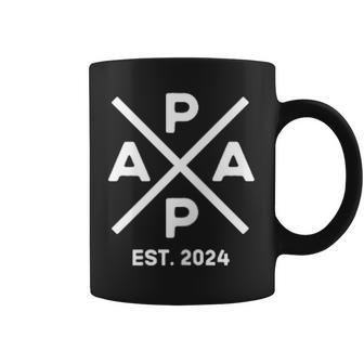 Papa Est 2024 Wird Papa 24 Level Bis Papa 2024 Tassen - Geschenkecke