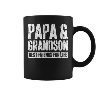 Papa And Grandson Best Friends For Life Coffee Mug - Monsterry AU