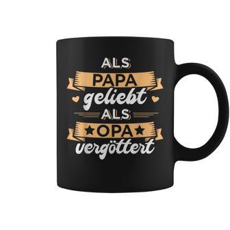 Papa Liebt Opaergöttert Zumatertag German Langu Tassen - Geschenkecke