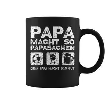 Papa Macht Das Gutater Hobby Football Grilling Beer Slogan Tassen - Geschenkecke