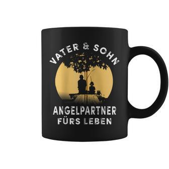 Papa Sohn Angler Geschenkater Sohn Angelpartner Angeln Kapuzenjacke Tassen - Geschenkecke