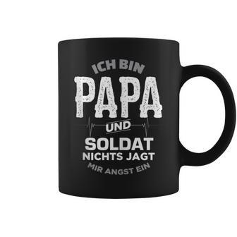 Papa Und Soldat Für Freund Mann Armee Bundeswehr Tassen - Geschenkecke