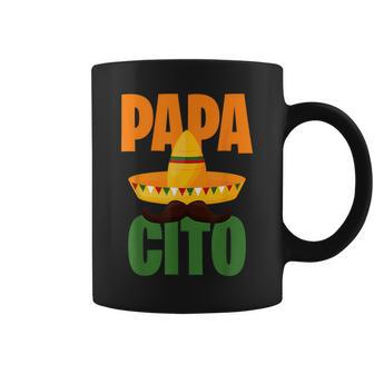 Papacito Mexican Hat Sombrero Cinco De Mayo Mexico Coffee Mug - Monsterry