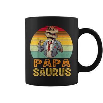 Papasaurus Papaatertag Bester Papa T-Rex Papaatertag Tassen - Geschenkecke