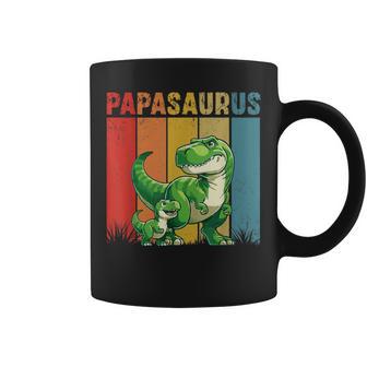 Papasaurusatertag Bester Papa T-Rex Papa Tassen - Geschenkecke