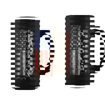 Papaw Grandpa Us American Flag Grandfather Day Coffee Mug - Seseable