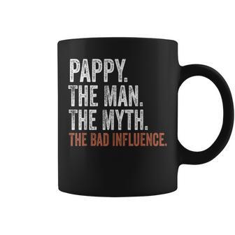 Pappy The Man The Myth The Bad Influence Father's Day Pappy Coffee Mug - Monsterry CA