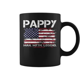 Pappy The Man The Myth The Legend Father's Day Grandpa Coffee Mug - Thegiftio UK