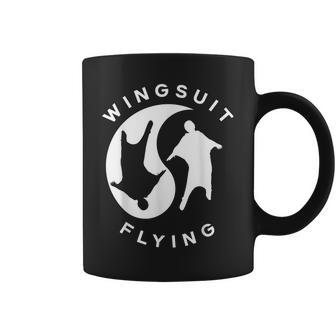 Parachutist Parachuting Skydiver Wingsuit Flying Coffee Mug - Monsterry DE