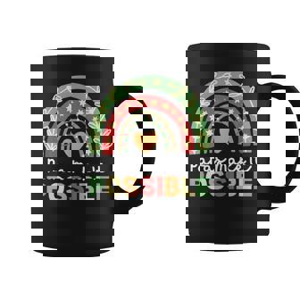 Paras Make It Possible Paraprofessional Rainbow Heart Cute Coffee Mug - Monsterry