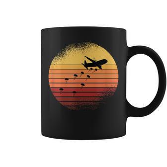 Paratrooper Vintage Army Parachute Coffee Mug - Monsterry