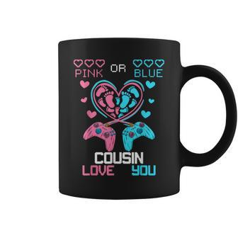 Parents Pink Or Blue Cousin Love You Baby Gender Reveal Coffee Mug - Thegiftio UK