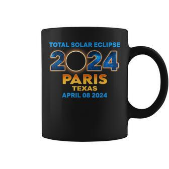 Paris Texas Eclipse 2024 Total Solar Eclipse Coffee Mug | Mazezy