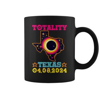 The Path Of Totality Texas Total Solar Eclipse Texas 2024 Coffee Mug - Monsterry AU